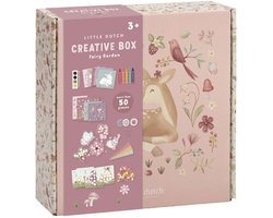 Little Dutch Fairy Garden knutseldoos, knutselpakket junior creatief speelgoed knutselen cadeautip kleuter - knutselbox 2 varianten