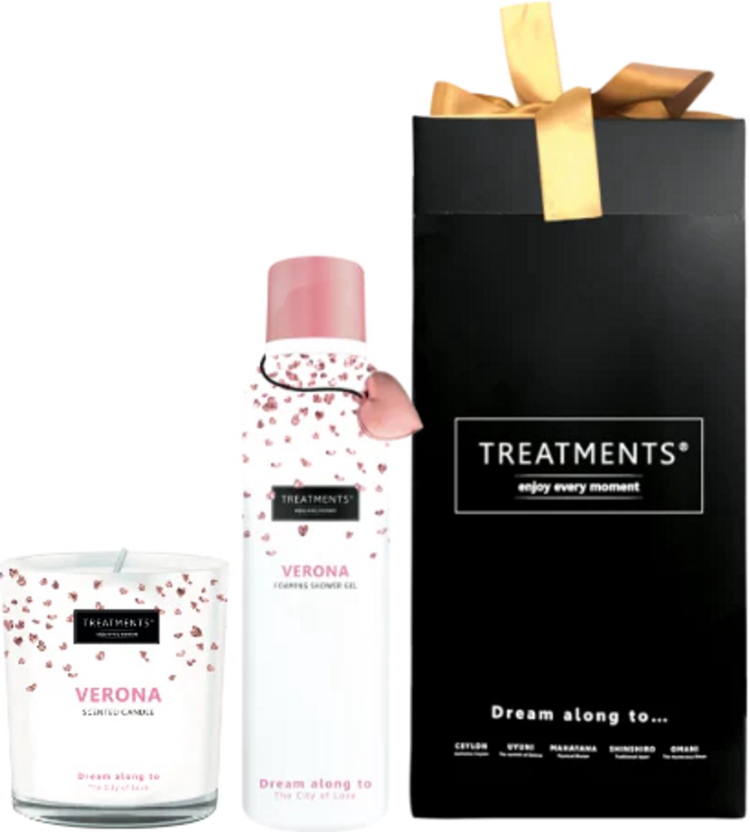 Treatments Giftbox Shower Foam & Candle - Verona