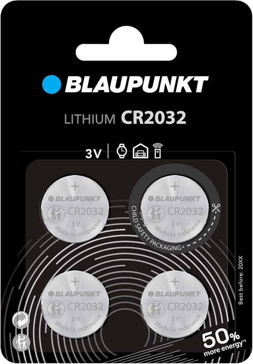 Lithium knoopcel batterijen - Muntcel batterijen - Apparaten van stroom - 10 jaar houdbaarheid - CR2032