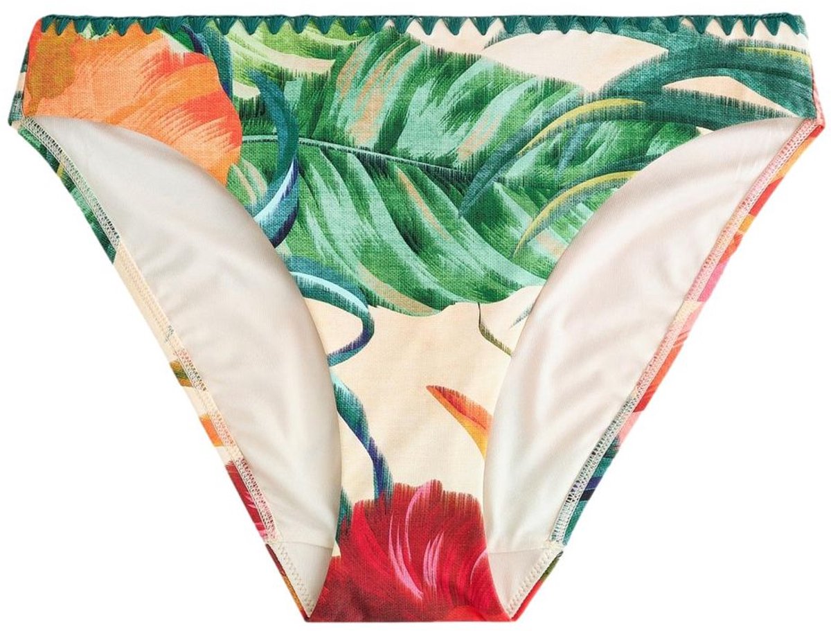 Next - Dames - Hoog opgesneden midi-bikinislip - Rood