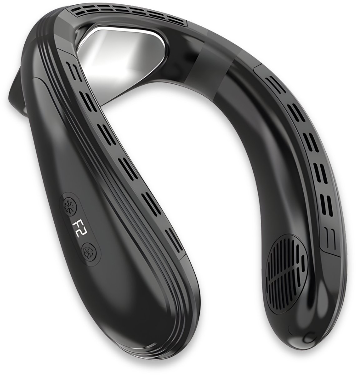 DreamGoods Nek Ventilator met Koeling & Temperatuurregeling - 2026 Pro - NTC-Chip - 6000mAh - Draadloos & Oplaadbaar - Draagbare Mini Ventilator - Nek Fan - Gezichtsventilator - Handventilator - Hals Ventilator - Nekventilator