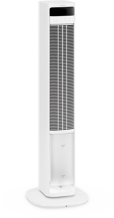 Klarstein luchtkoeler 4L draagbaar verdampingsventilator 36W stil 52dB voor 35 m² met afstandsbediening timer