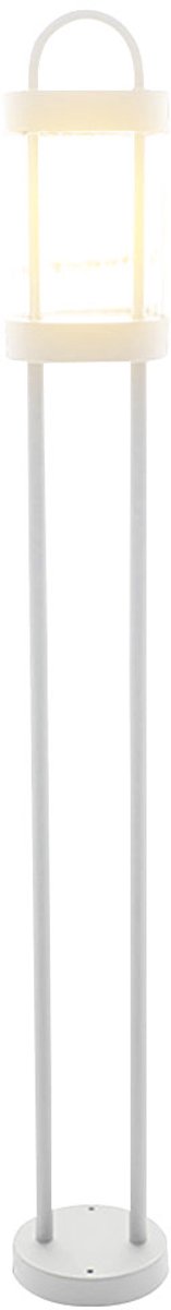 LED outdoor vloerlamp padlamp wit tuinlamp terraslamp vloerlamp, metaal, 8W 855lm warm wit, DxH 12,5 x 100 cm