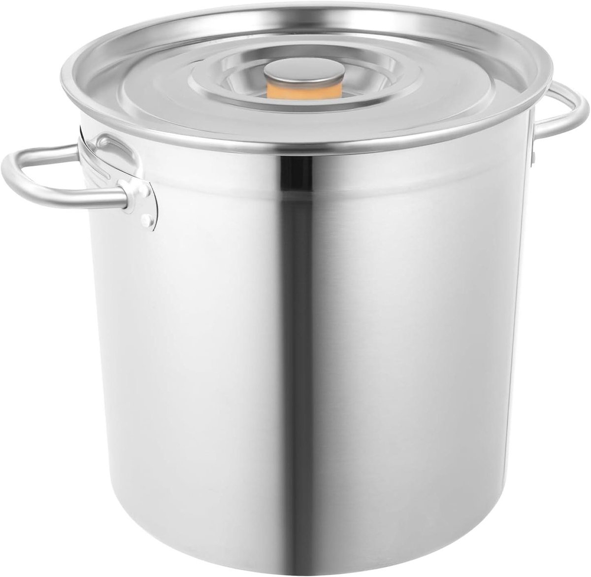 Grote Soeppan - Kookpan Inductie - Grote Keuken - Restaurantkwaliteit - 70 Liter - Zilver