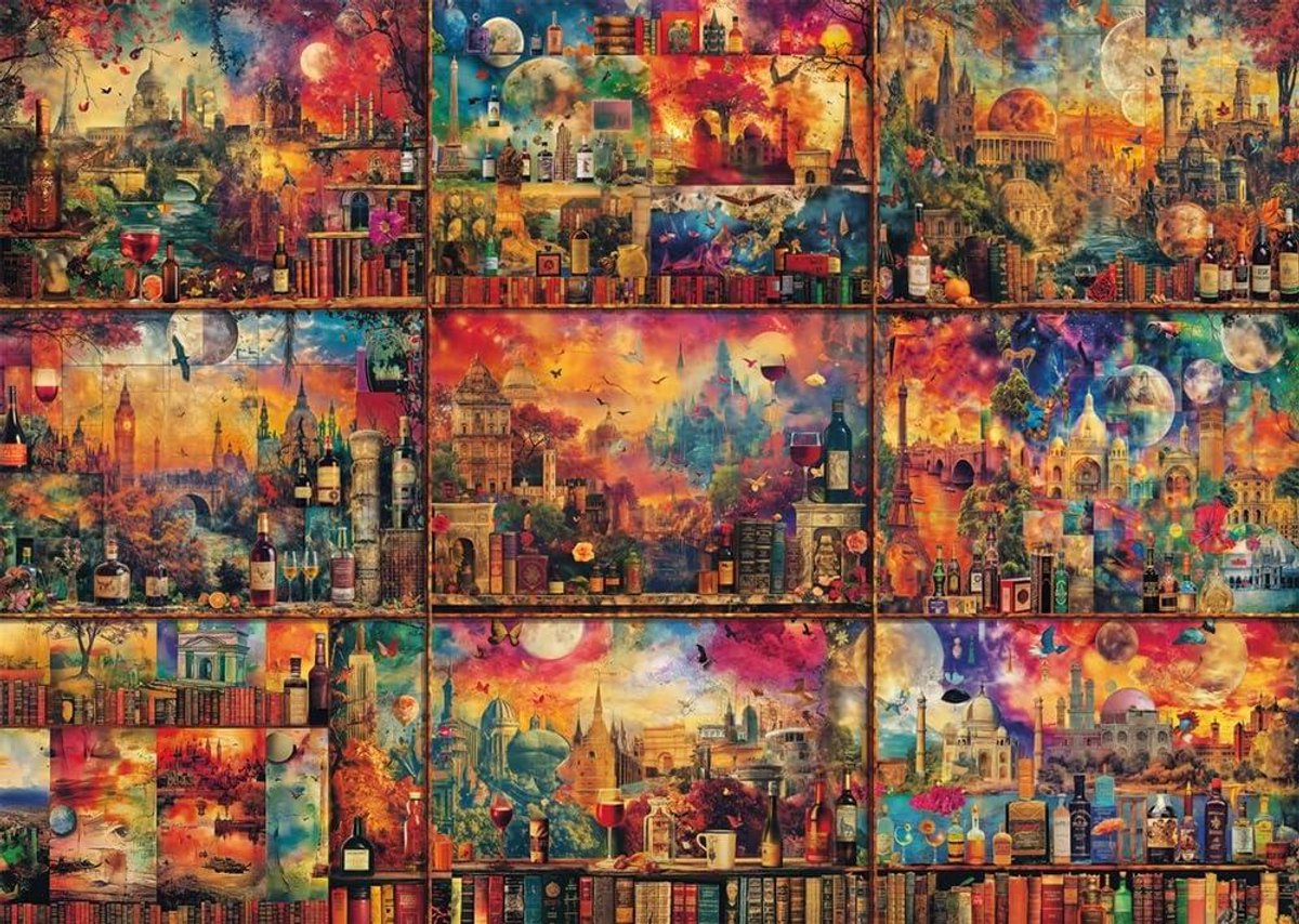 Puzzel 2000 stukjes - Legpuzzel - Vrije tijd - Premium kwaliteit - 96.8 x 69.2 cm - Meerkleurig