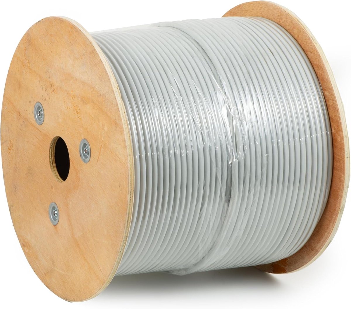 Netwerkkabel Cat6 - Ethernet Kabel - Vaste Installatie - Afgeschermd FTP - 305 meter rol - Wit