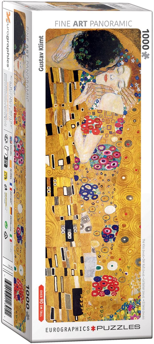 Eurographics puzzel The Kiss detail 1000 stukjes Gustav Klimt.