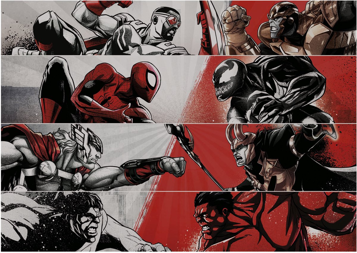 Educa puzzel Marvel VS - 1000 stukjes - legpuzzel superhelden.