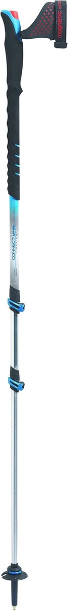 Wandelstokken Trekking - Aluminium Stokken - Hiken Buiten - Magnetisch Draagriem Systeem - 74-142 cm - Grijs