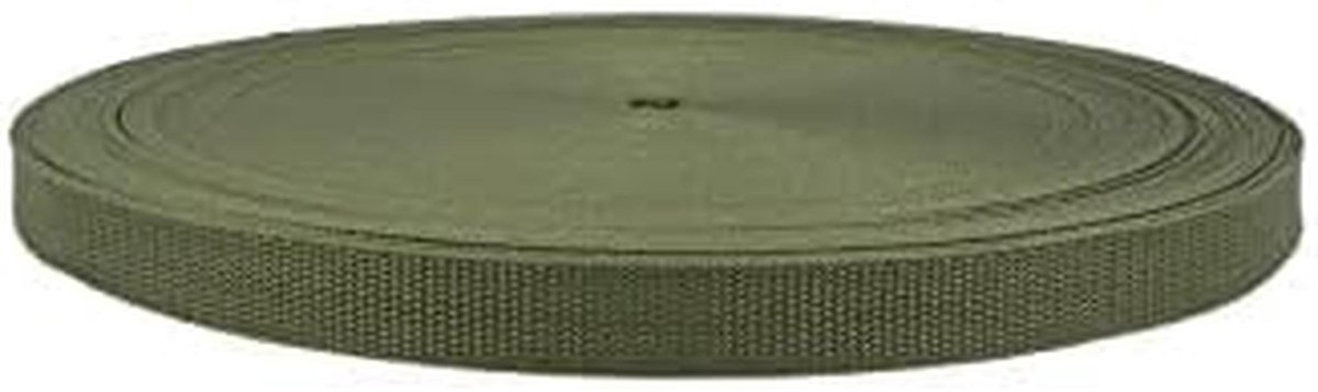 Tasband - Gordel Banden - Tassen Maken - 100% Polypropyleen - 5 Meter 20mm - Olijfgroen
