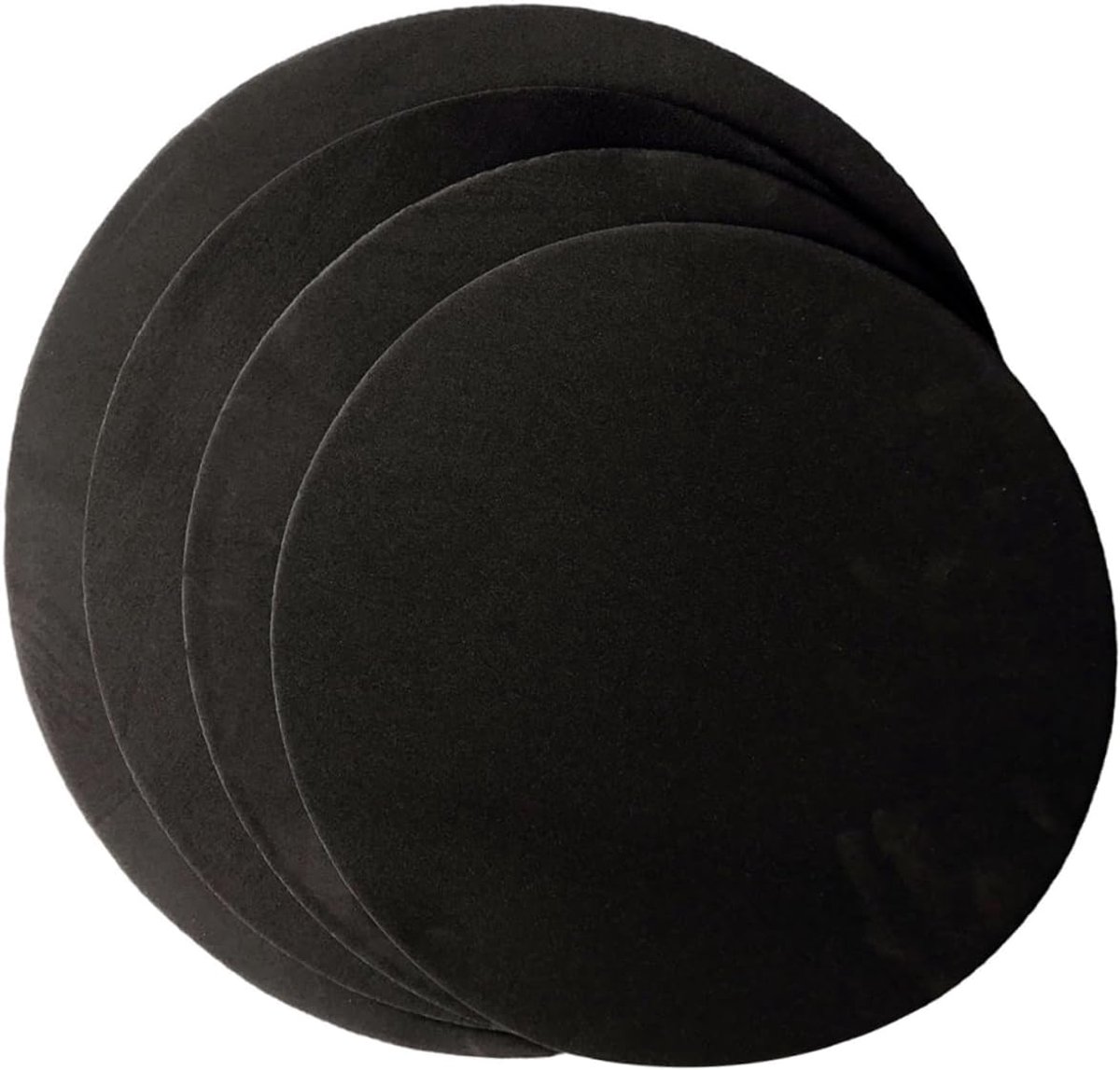 Drum Mute Pads - Dempingsmatten Set - Stil Oefenen - Meerdere Maten - 40.6x40.6cm - Zwart