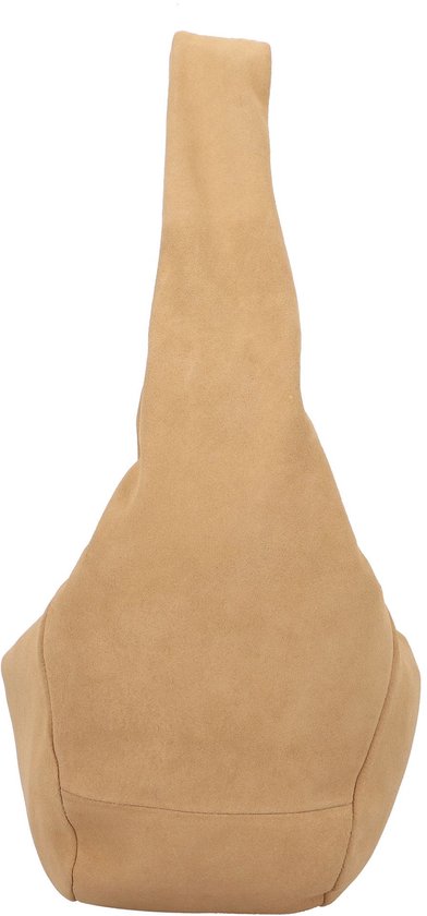 LIEBESKIND BERLIN Cuir Sac à épaule Farrah Hydro Suede Hobo Bag Beige