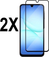 Screenprotector - geschikt voor Samsung Galaxy A34/A34 5G - FULL COVER - Tempered glass screen protector geschikt voor A34/A34 5G - glasplaatje - 2 stuks