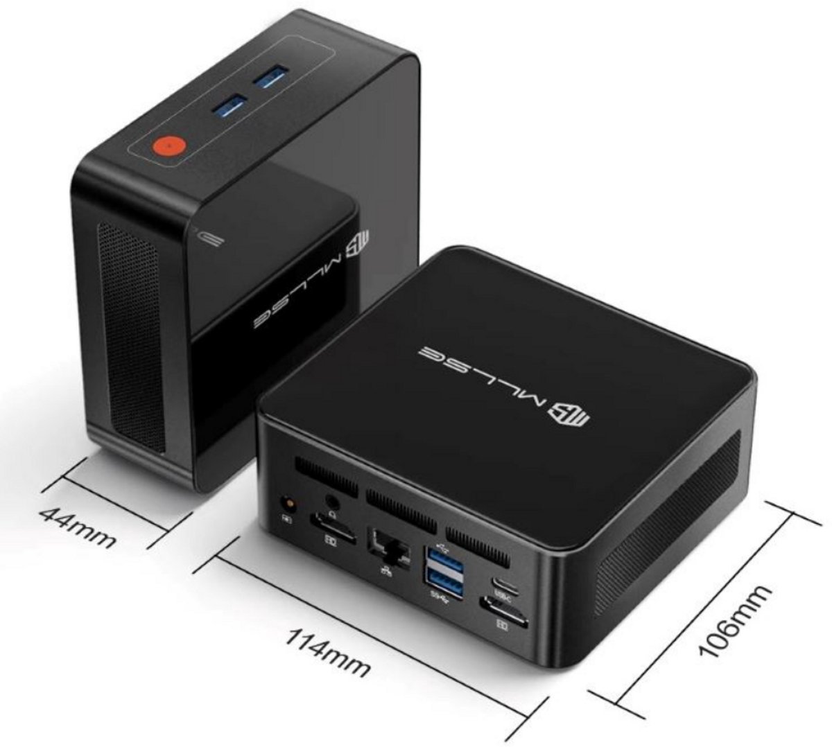 MLLSE G1 Mini PC AMD Ryzen 5 5500U – 16GB RAM – 512GB SSD – Windows 11 Pro – 4K UHD – WiFi 5 & Bluetooth – Krachtige & Compacte Desktop PC