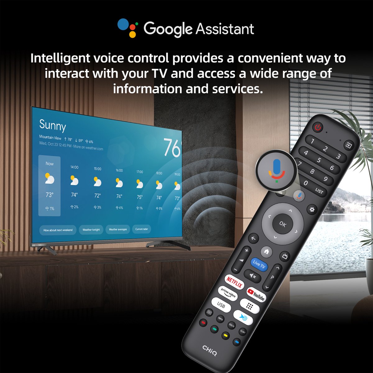 CHiQ U43QM10V 43" 4K QLED Smart TV - Dolby Audio thumbnail 4
