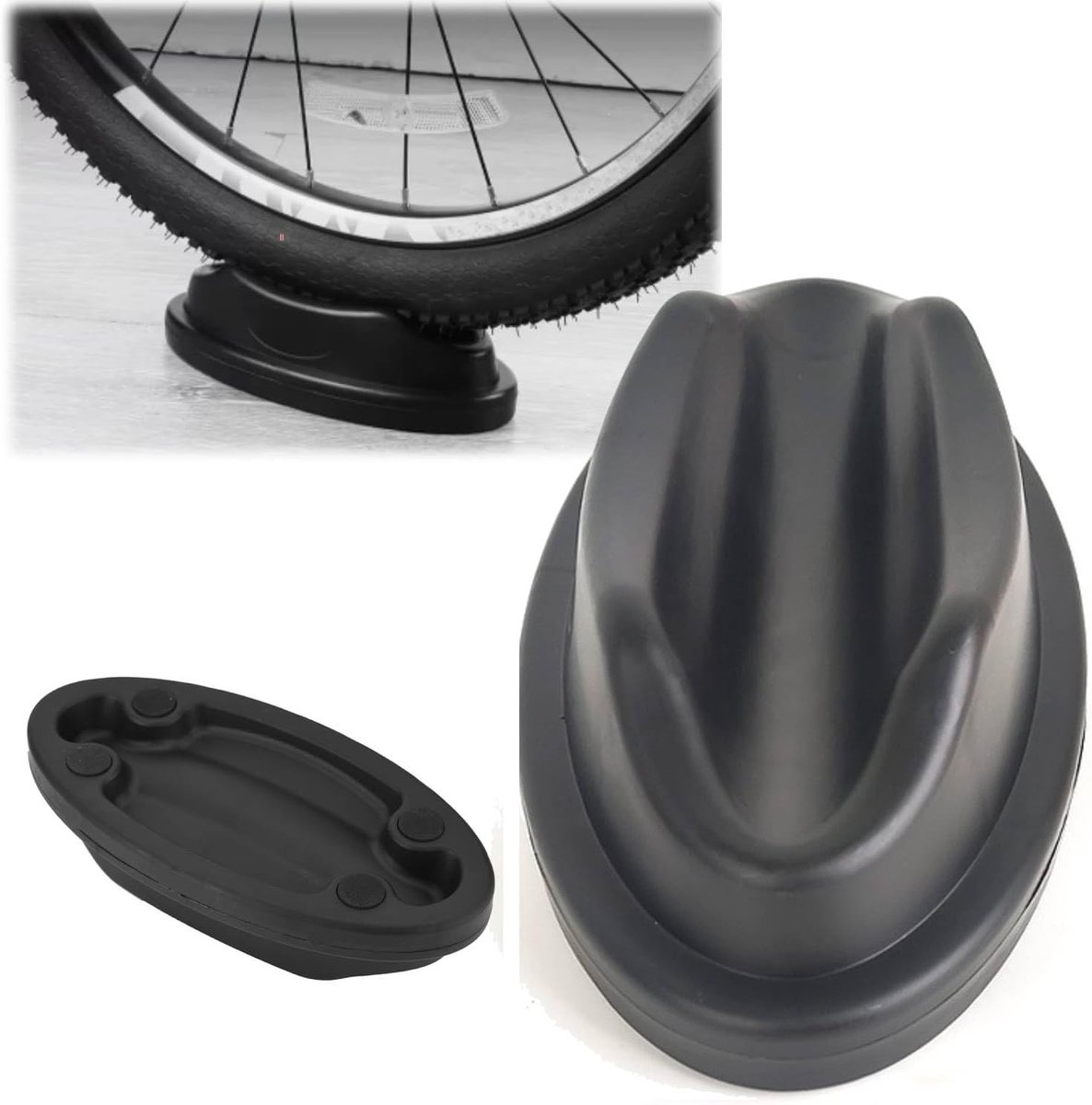 Fiets Voorwiel Steun voor Binnen Training, Fiets Riser Blok voor Trainer, Accessoires voor Fiets Training en Stabiliteit