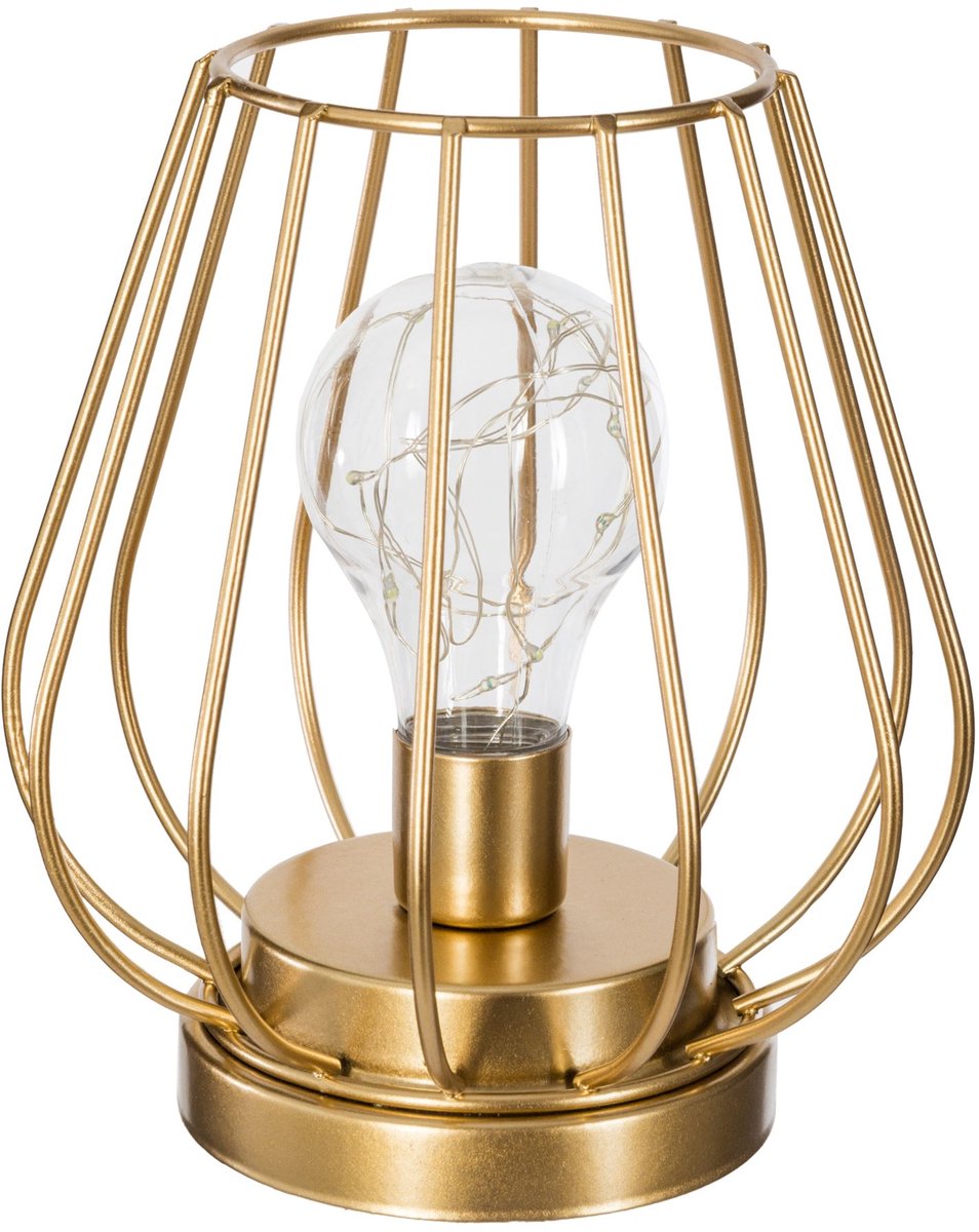 Atmosphera - Tafellamp - Goud - LED - Batterij