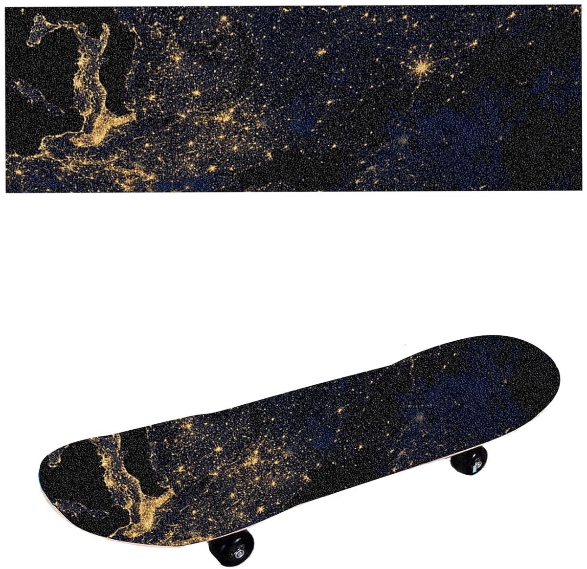 Premium Griptape voor Skateboards, Antislip Sandpaper, Ideaal voor Longboards en Stunt Skateboards, Verbeter Grip en Controle