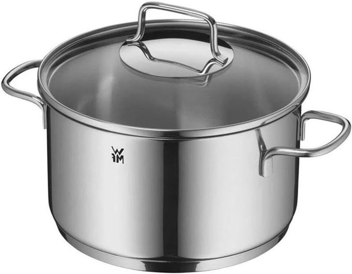 Glazen Deksel - Kookdeksel Pan - Koken en Stoven - Hittebestendig Handvat - Ø 24 cm - Transparant