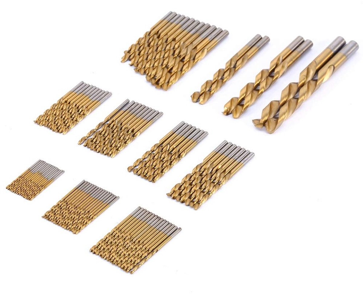 Complete Set van 99 Stuks HSS Boorbits voor Metaal, Inclusief Diverse Maten van 1.5 tot 10 mm, Ideaal voor Hobby en Professioneel Gebruik