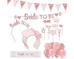 LUQ – Bride to Be Pakket – Luxe Decoratie Set – Vrijgezellenfeest Versiering – Complete Bundel – Bachelorette Party