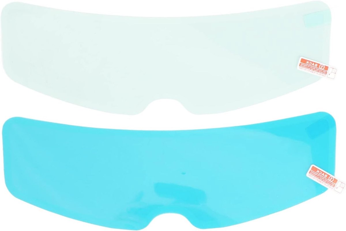 Anti Fog Film Set voor Motorhelm - Regenbestendige Fogproof Visor Film met Hoge Transparantie en Universele Pasvorm voor Optimale Zichtbaarheid