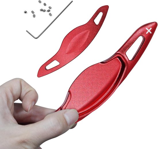 Schakelpeddel Verlenging - Paddles Stuurwiel - Sneller Schakelen - Op Maat Gemaakt - 25L x 5B cm - Rood van Schakelpeddel Verlenging — afbeelding 5