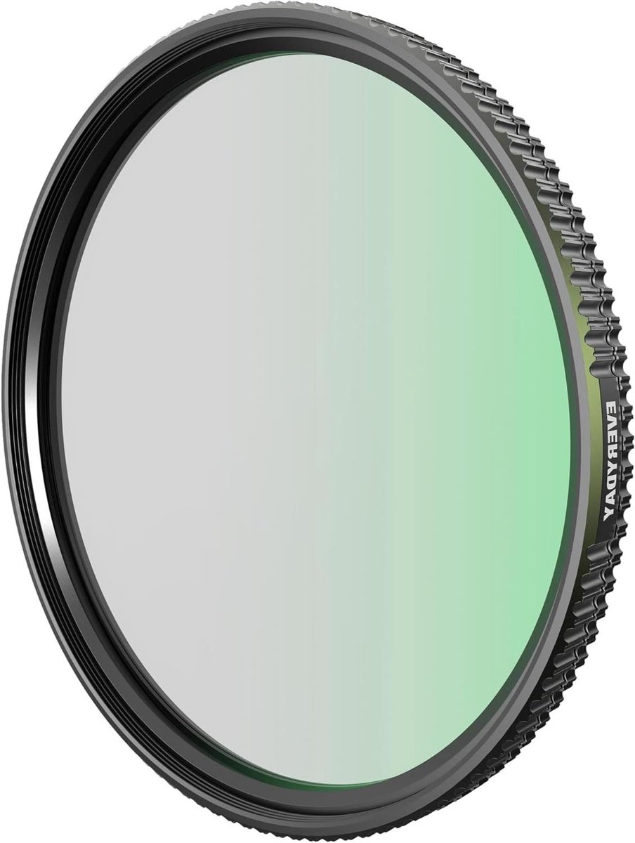 Camerafilter - Effectenfilter - Fotografie - Polarisator en misteffect - 43mm - Groen