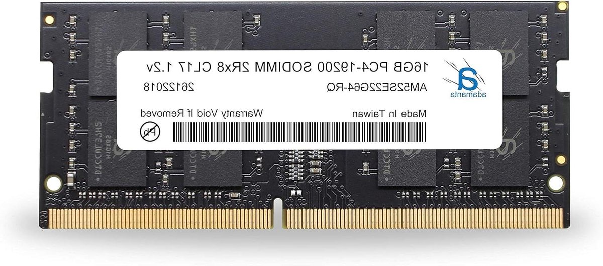 DDR4 Geheugen Module - RAM Upgrade - Laptop Prestaties - 2400 MHz Snelheid - 16 GB - Zwart