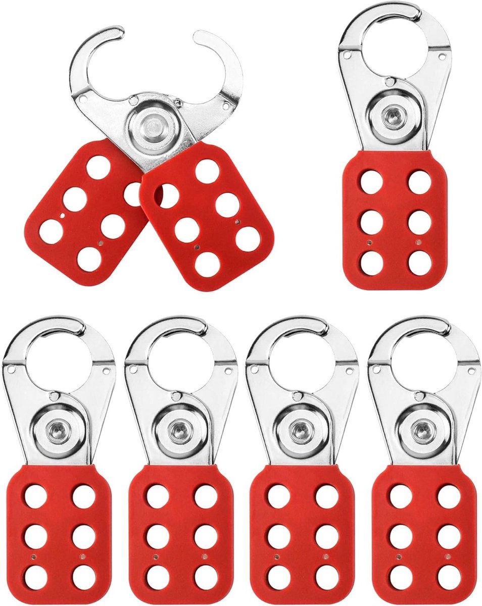 Lock lock met 25 mm opening - Set van 6 stuks voor veilig afsluiten en organiseren