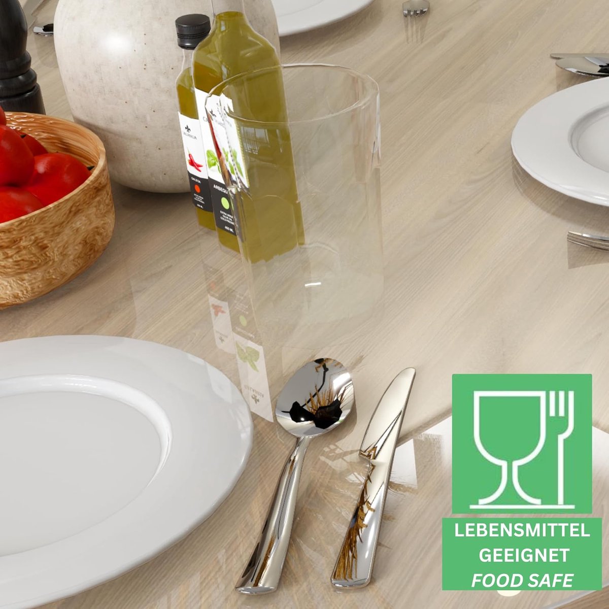 Tafelkleed Beschermfolie - Plastic Tafelbedekking - Tafel Beschermen - Op Maat Verkrijgbaar - 110 x 310 cm - Transparant