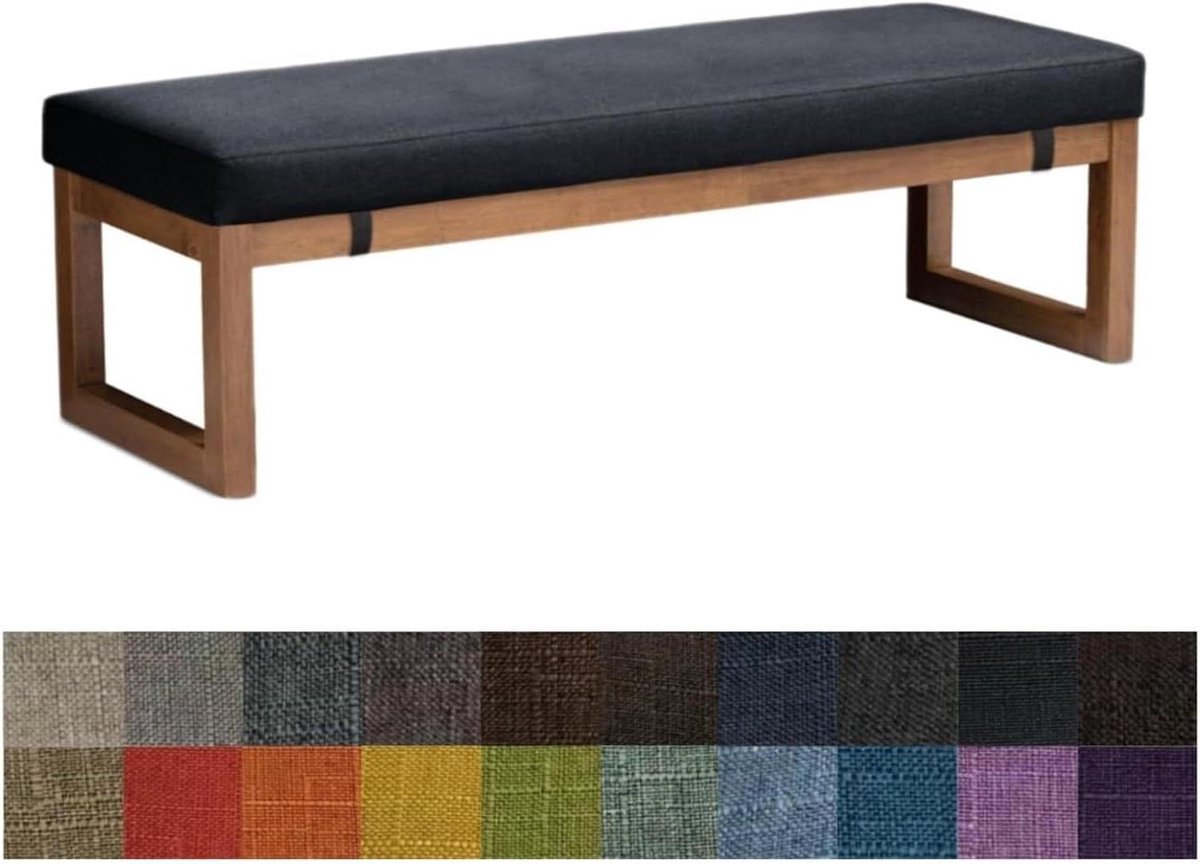 Bankkussen Buiten - Tuinkussen Zitkussen - Comfortabel Zitten - Verhoogd & Verdikt - 130x50x3 cm - 7R
