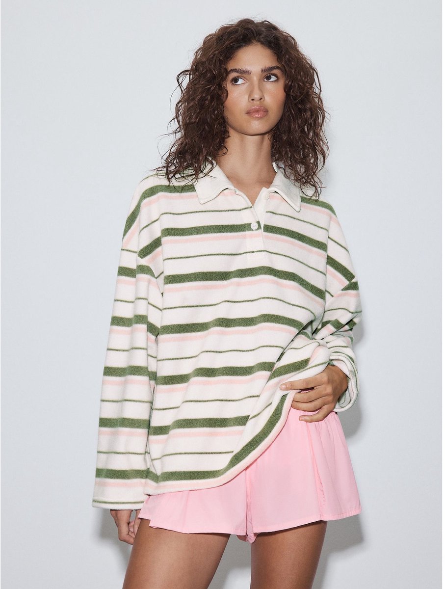 Next - Dames - Rugbyfleece - Crème