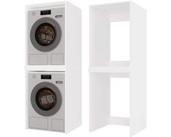 Wasmachine Ombouw - Opbouwmeubel - Kast Wasdroger - Meubel - badkamer