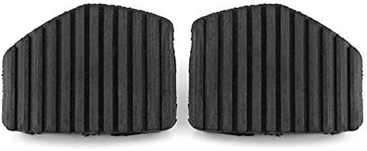 Pedaalrubber Set - Rem en koppeling afdekking - Veiliger Rijden - Antislip Oppervlak - 2 stuks - Zwart