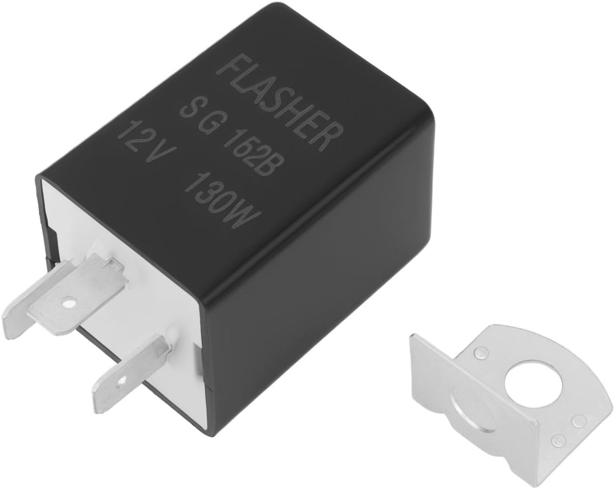 Elektronisch 12V Flasher Relais - 3-Pin Aansluiting - Maximaal vermogen 130W
