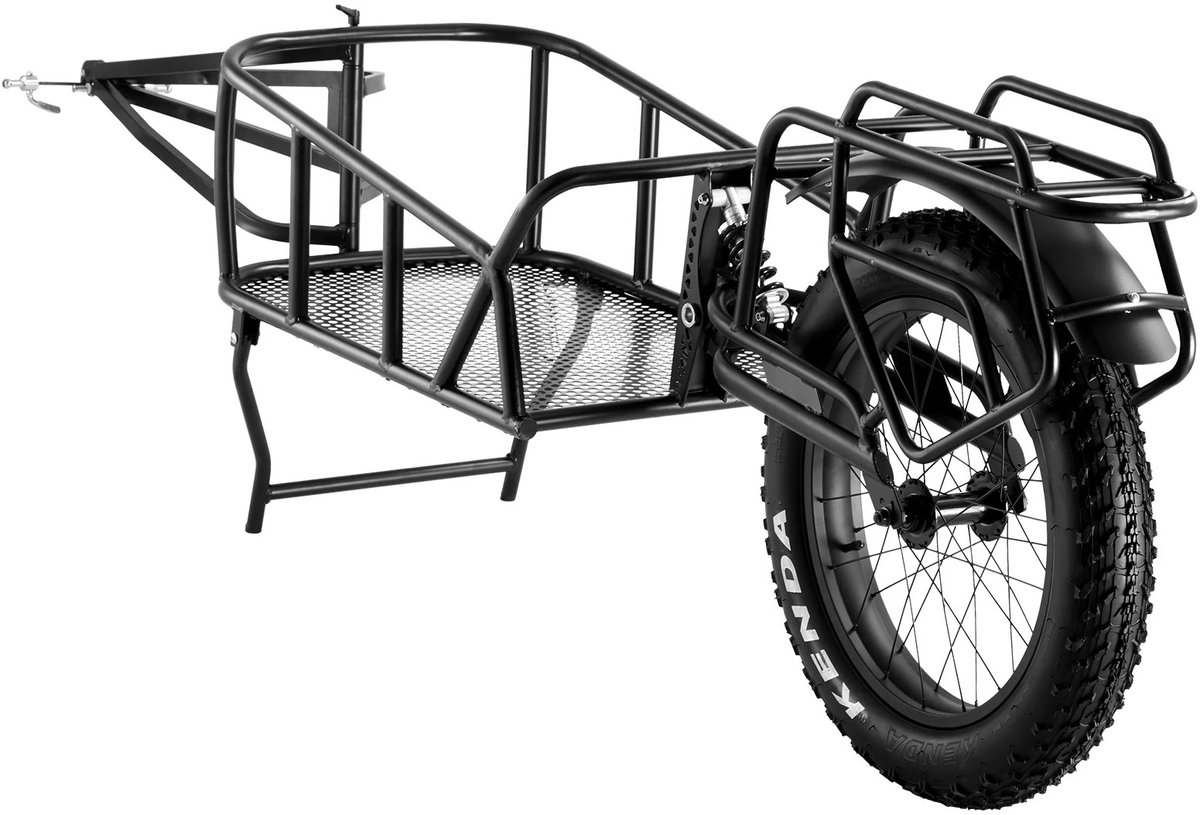 Solayne Fietskar - Transportkar - Fiets aanhanger - Transportfiets - Bagage - Fietstrailer - Opvouwbaar - Draagvermogen 32 kg