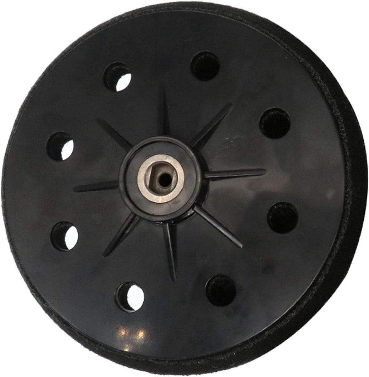 Schuurpad Haak Lus - Backing Plate - Oppervlakte Bewerken - Duurzaam Rubber - 180mm 7 Inch - Zwart
