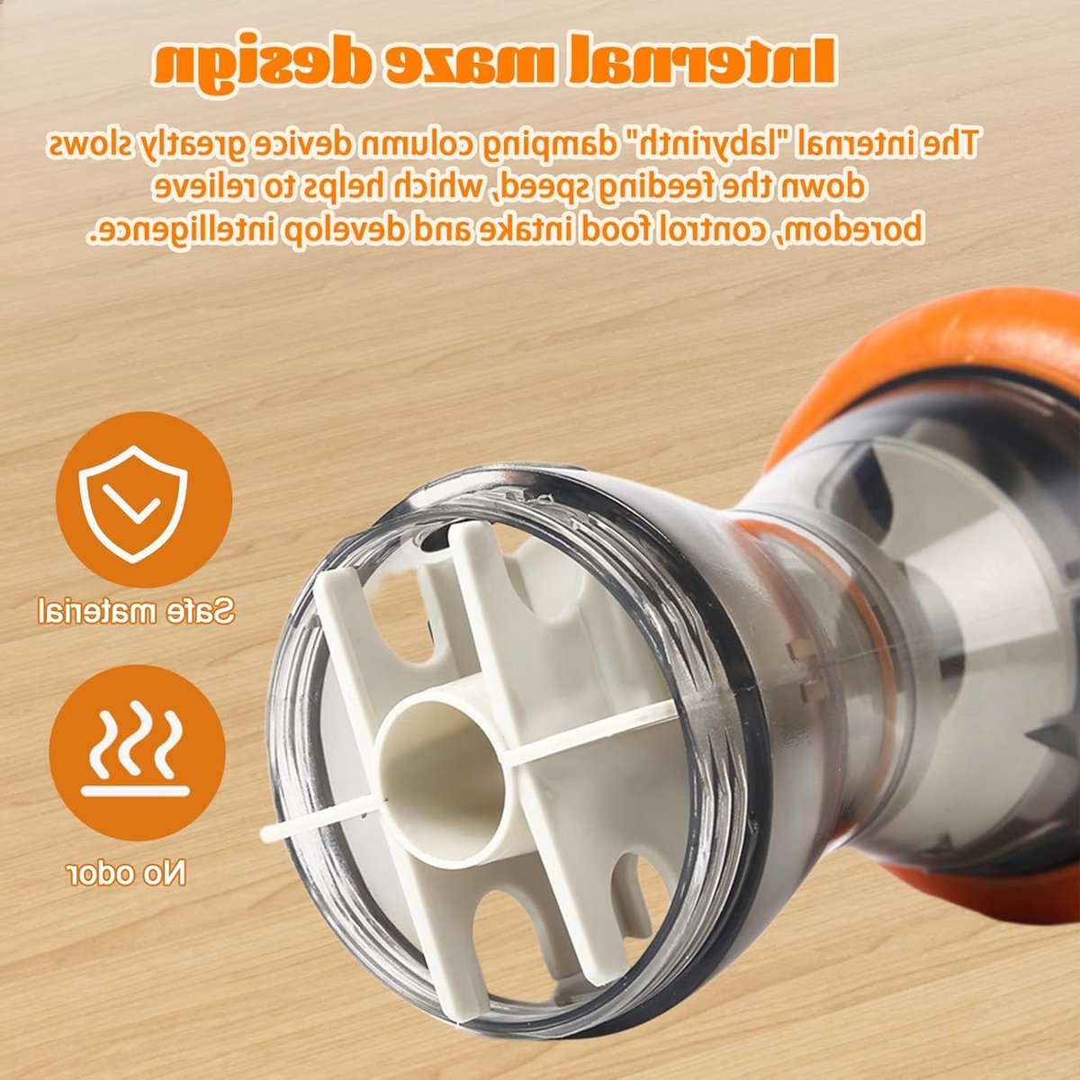 Interactief Honden Speelgoed in Dumbbell Vorm – Rolbare Snackdispenser voor Vermaak en Stimulatie voor Honden en Katten van Alle Groottes