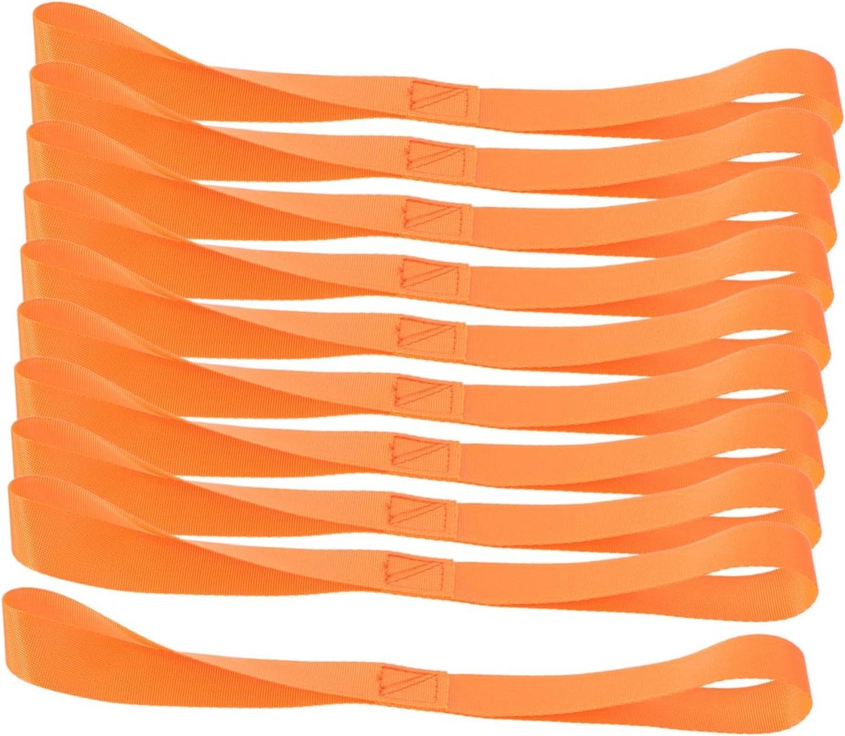 Spanbanden Set - Lading Zekeren - Transport Beveiligen - Snel Ontgrendelingssysteem - 25mm Breed - Oranje