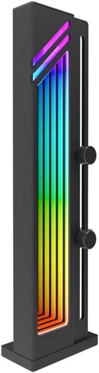 Grafische Kaarthouder - GPU Steun - Gaming Setup - ARGB Infinity Mirror - Universeel - Zwart