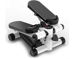 Hydraulische Stepper - Mini Crosstrainer - Thuis Fitness - Dubbele Cilinder - Compact Design - Zwart