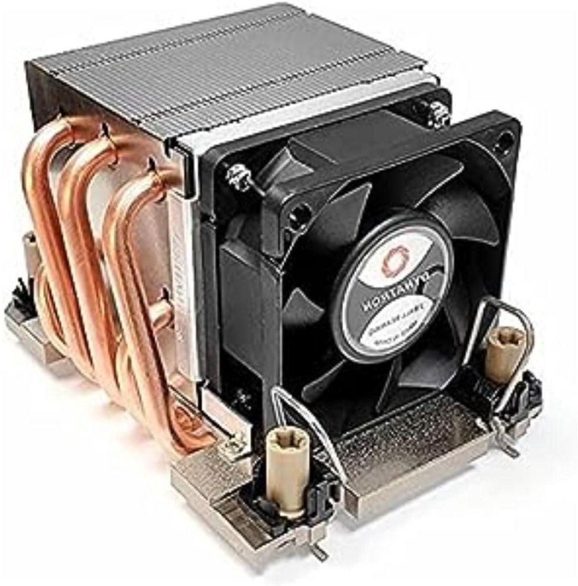 Processor Koeler - CPU Ventilator - Computer Stil Houden - Koperen Basis - 6 cm - Zilver