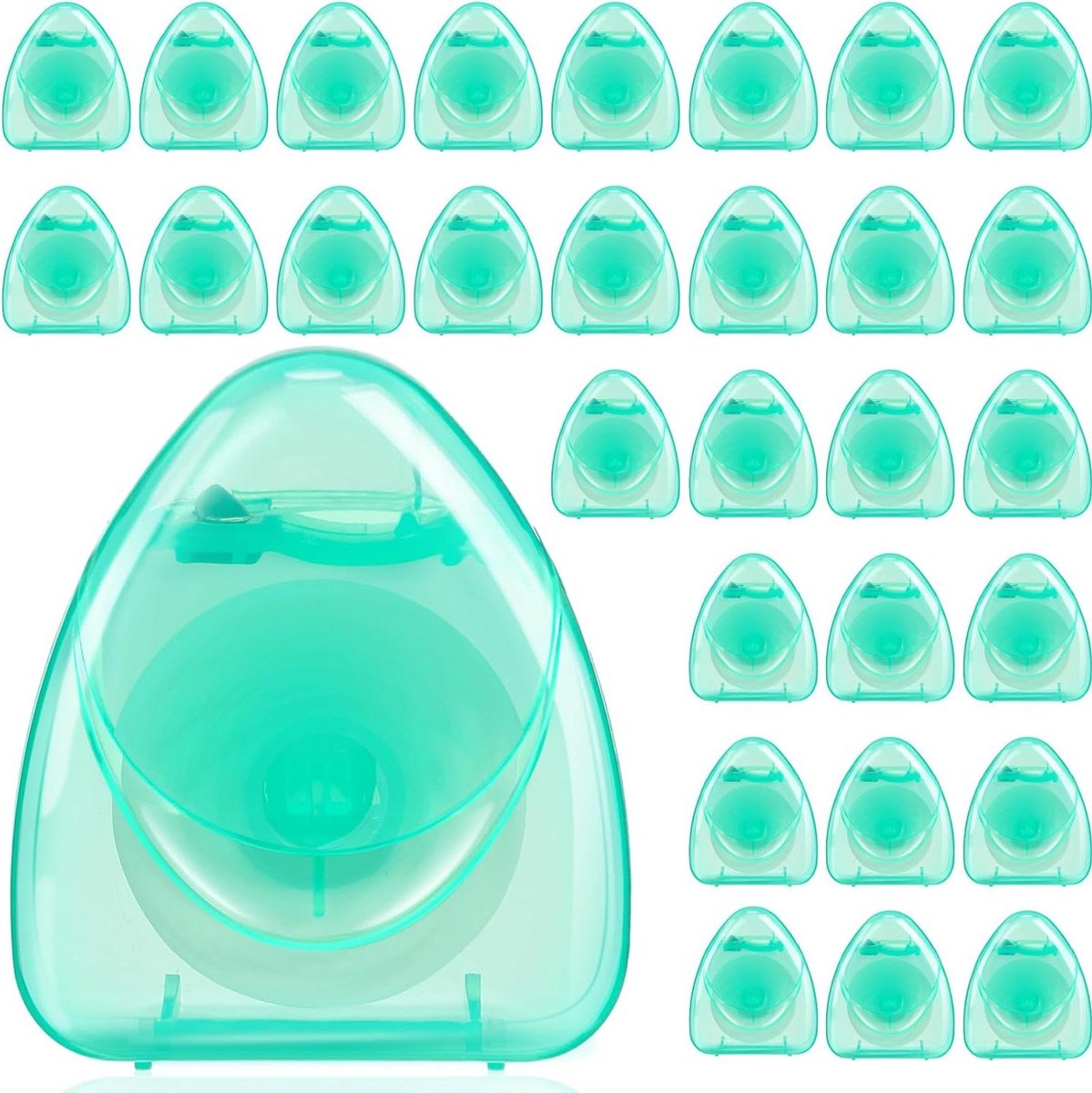 Tandzijde Bulk - Gewaxte Floss - Mondhygiëne - Niet-rafelend - 30 Rollen - Mint Groen