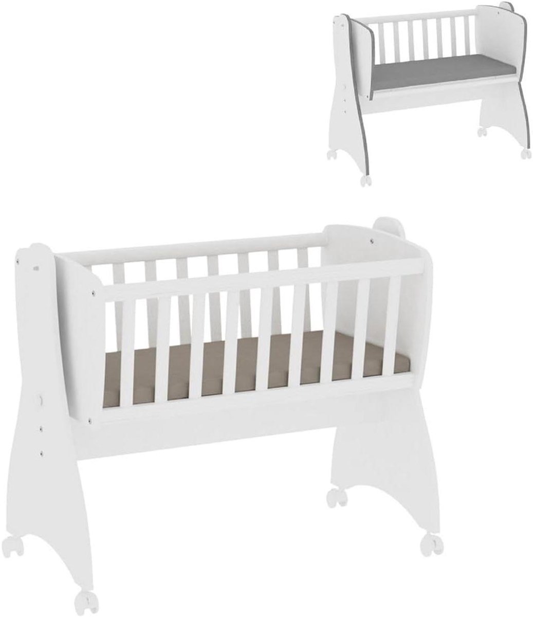 Babybedje Schommel - Baby wieg - Baby slapen - Vergrendelbare schommel - 105x55x88 cm - Meerkleurig