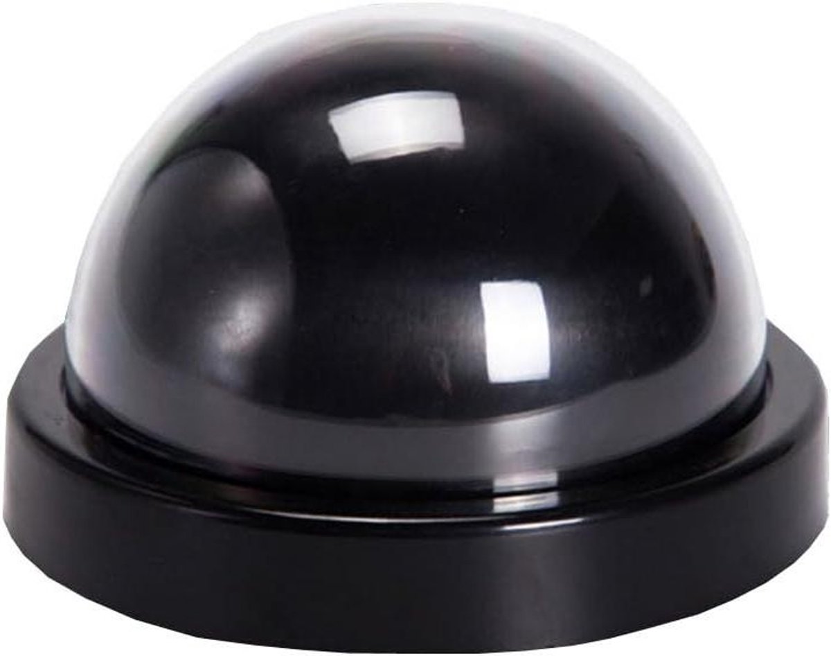 Nep Beveiligingscamera - Dummy Camera - Criminaliteitspreventie - Met Knipperend Licht - 2 Stuks - Zwart