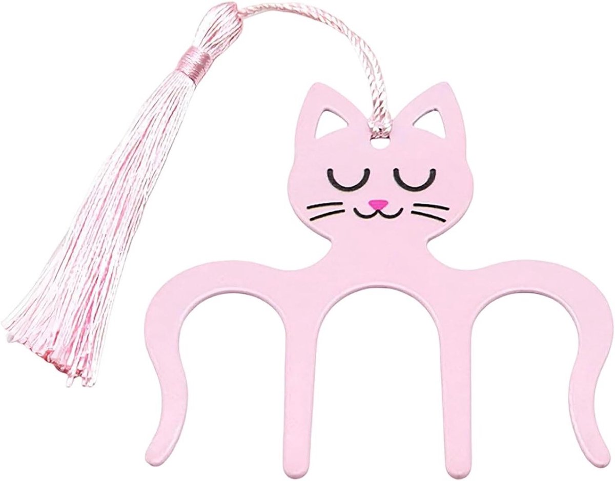 Pagina Houder - Boek Clip - Muziek Lezen - Veilige Grip - 10.3 cm - Kat