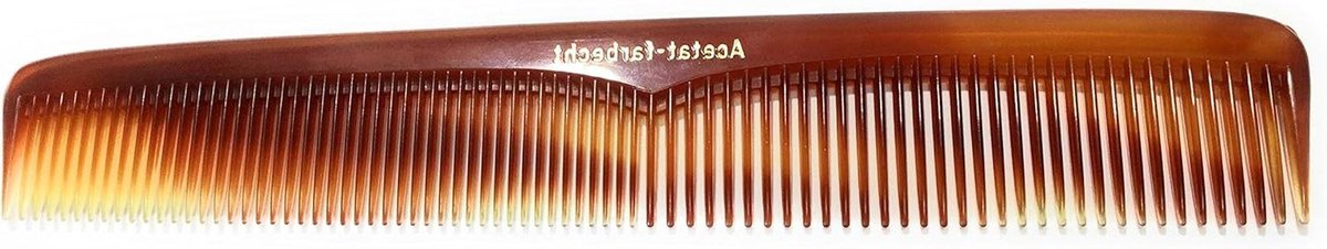 Herenkam Acetaat - Kam Antistatisch - Haar Stylen - Interval Vertanding - 16 cm - Kleurecht