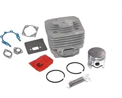 Cilinder Piston Set - Motoronderdelen - Gereedschap Onderhoud - 44mm Diameter - 2 Ringen - Zilver