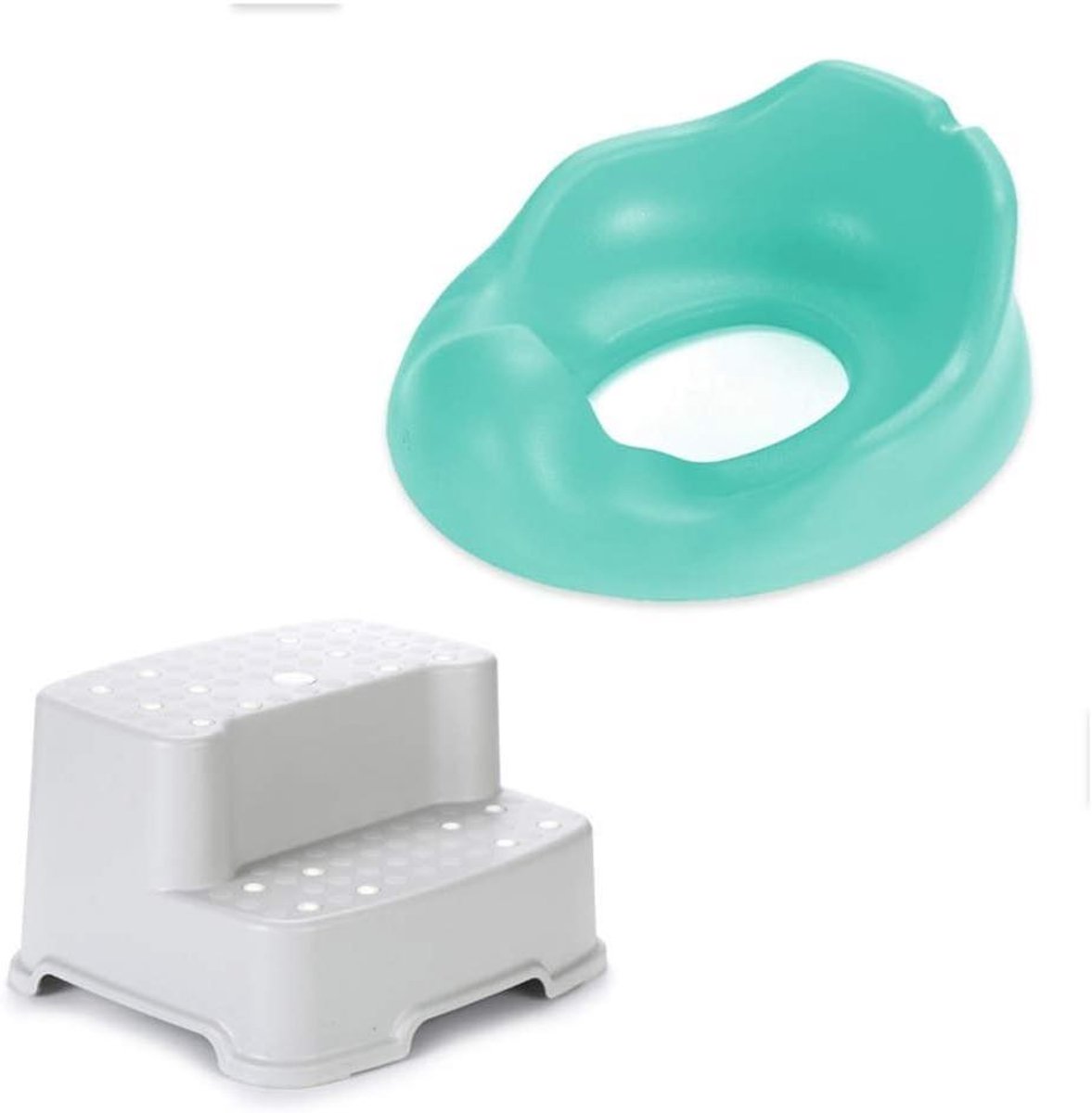 Kinder Toilet Trainer - Zindelijkheidshulp - Zindelijk Leren - Verhoogde Rugleuning - Universeel - Blauw